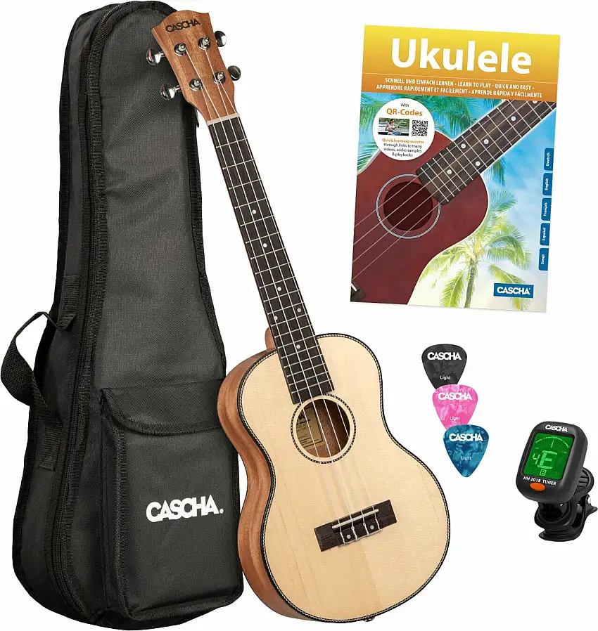 Cascha HH2155 Natural Tenor-ukuleler