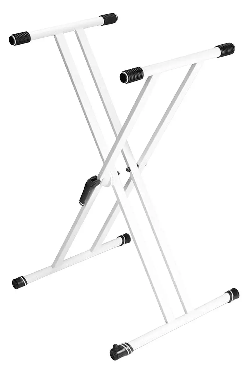 Gravity KSX 2 W Hopfällbart keyboardstativ White
