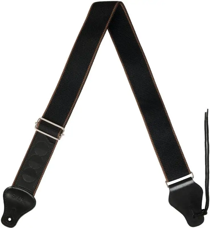 Cascha HH-2259 Black Gitarrband i textil