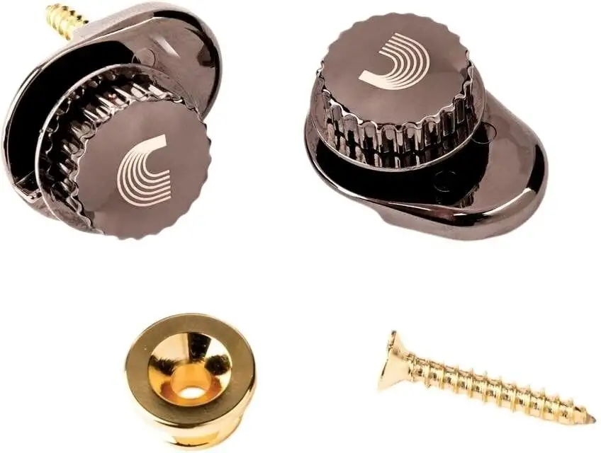 D'Addario PW-SLS-03 Universal Gold Strap Lock