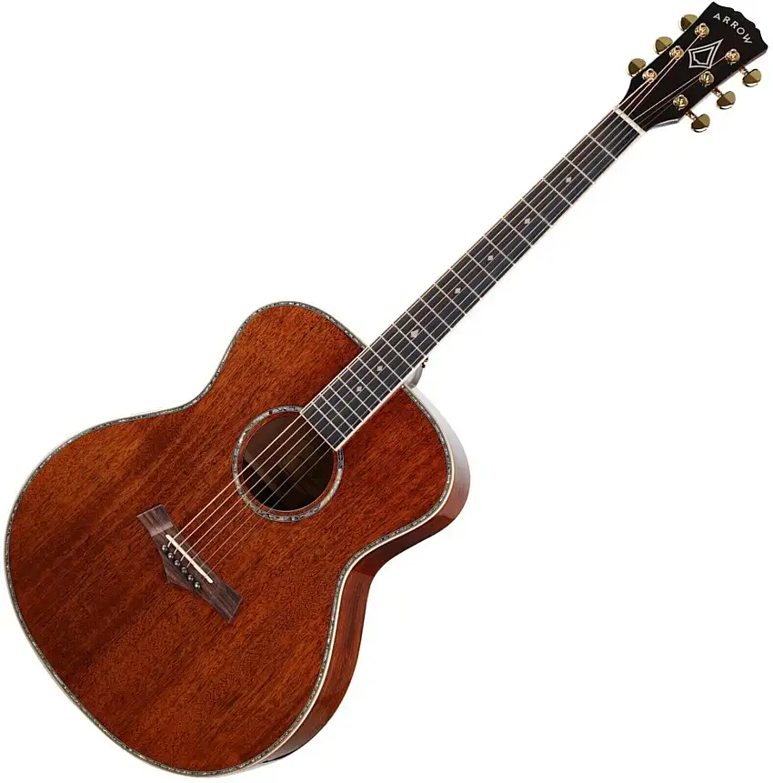 Arrow Platinum A Mahogany Jumbo Guitar