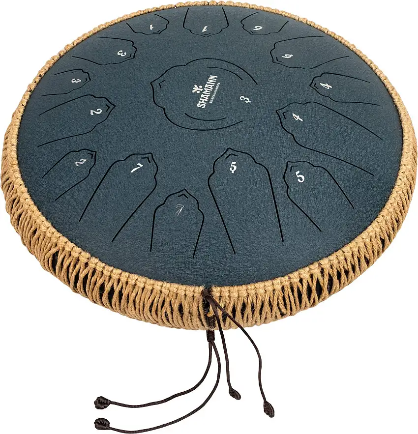 Shamann 14" 15 Notes C Major Navy Blue Tungtrummor