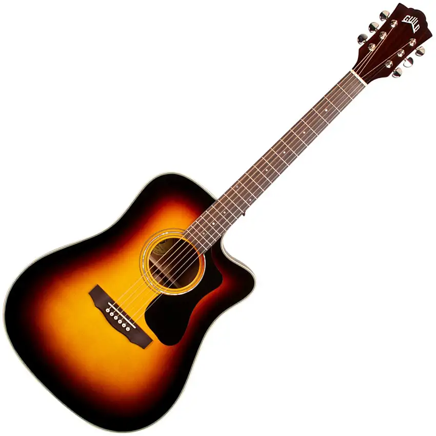 Guild D-140CE Solbränd elektroakustisk gitarr