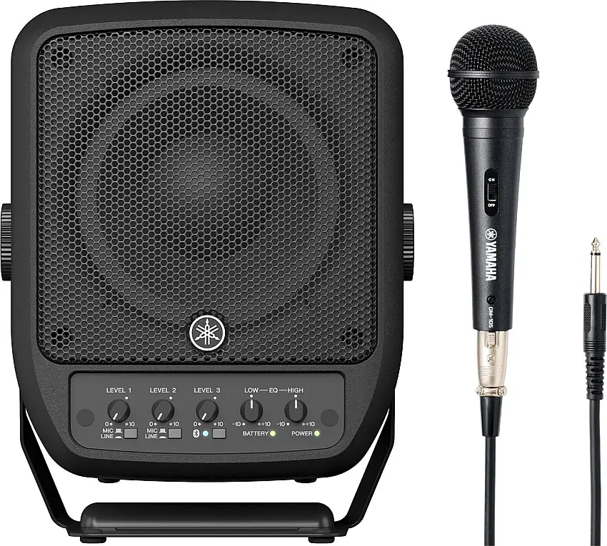 Yamaha STAGEPAS 100BTR + DM-105 Batteridriven PA-anläggning