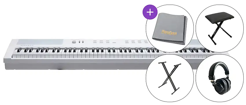 Kurzweil Ka E1 WH SET Digitalt scen piano White