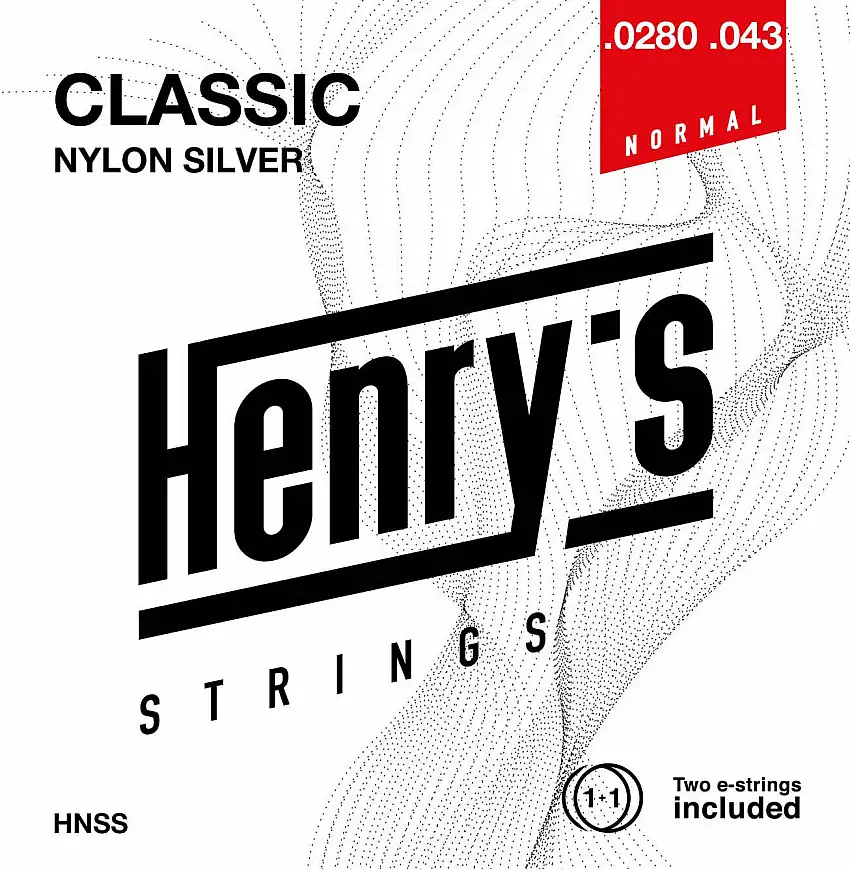Henry's Nylon Silver 0280-043 S Nylonsträngar