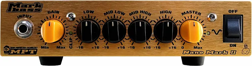 Markbass Nano Mark II Solid State basförstärkarhuvuden