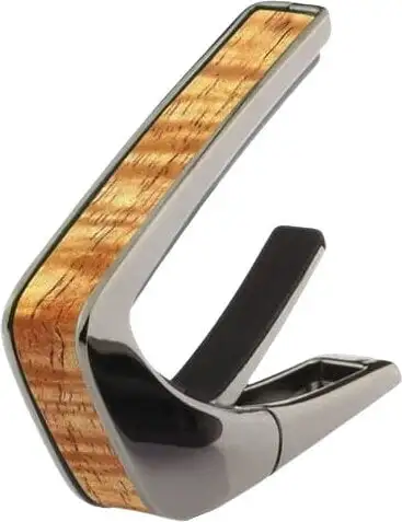 Thalia Wood Collection Koa-Black Chrome Akustisk gitarr Capo