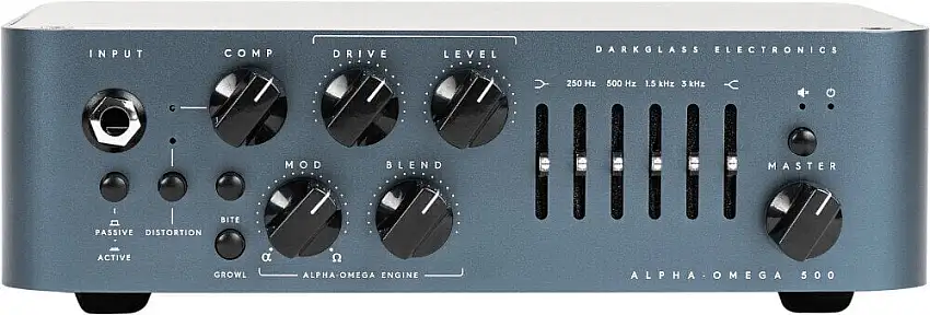 Darkglass Alpha Omega 500 Solid State basförstärkarhuvuden