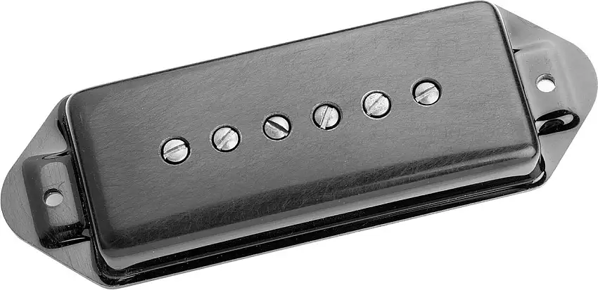 Seymour Duncan Antiquity P90 Dog-Ear Bridge Black Pickup för gitarr