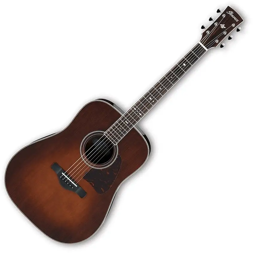 Ibanez AVD10-BVS Brown Violin Sunburst Dreadnought-gitarr