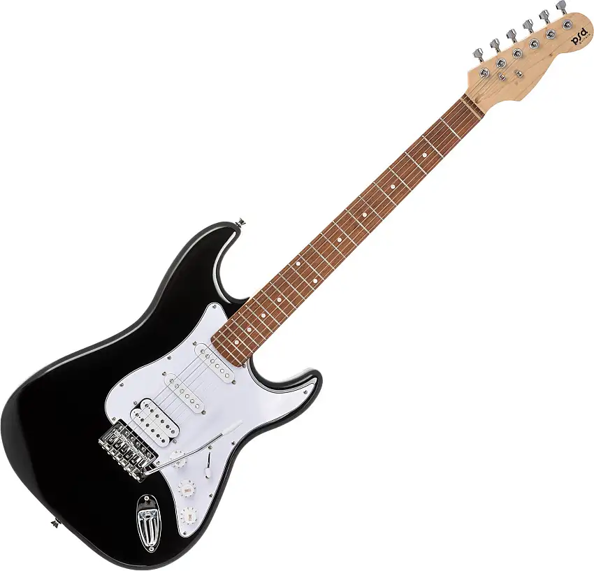 PSD Guitars STC-100-HSS Black Elektriska gitarrer