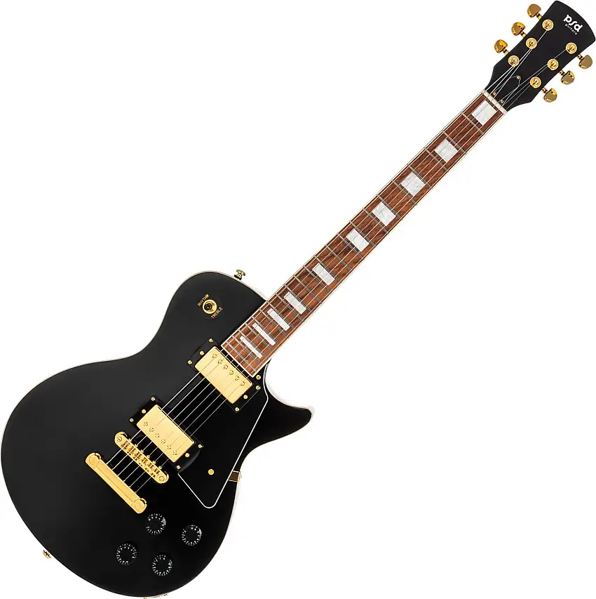 PSD Guitars LSP-100 Black Elektriska gitarrer
