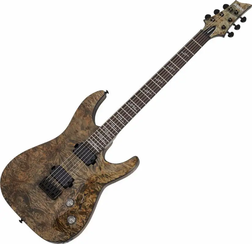 Schecter Omen Elite-6 Charcoal Elektrisk gitarr