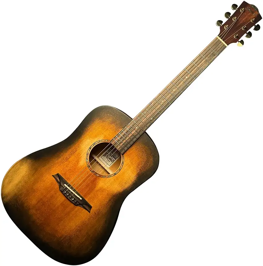Bromo BAR1H HS Historic Sunburst Dreadnought-gitarr