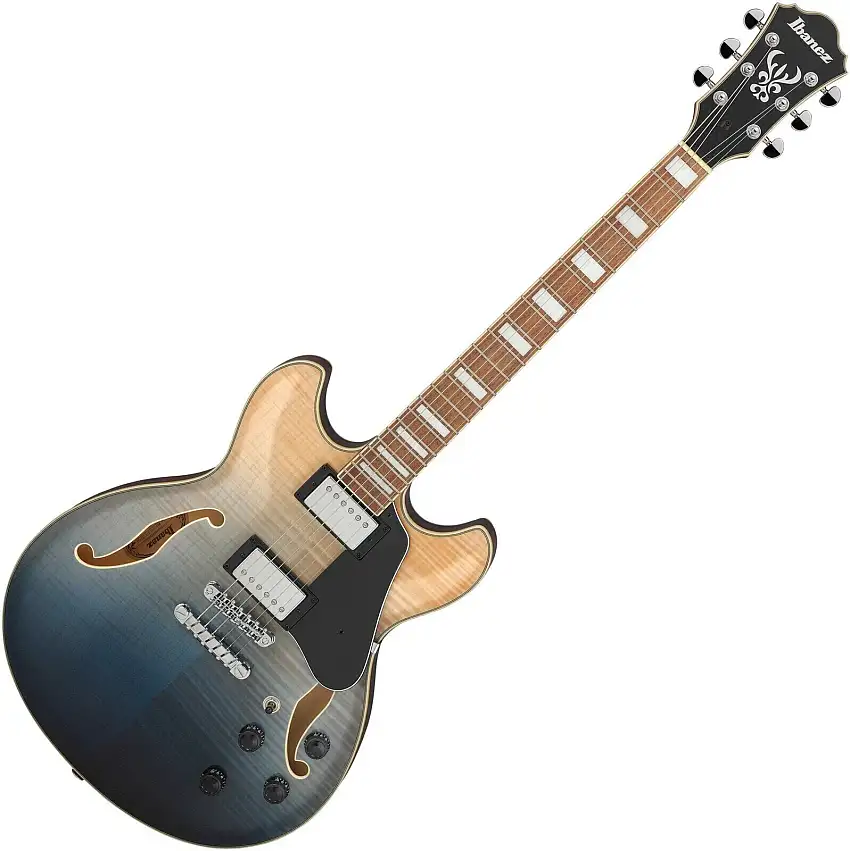 Ibanez AS73FM-TIF Transparent Indigo Fade Halvakustisk gitarr