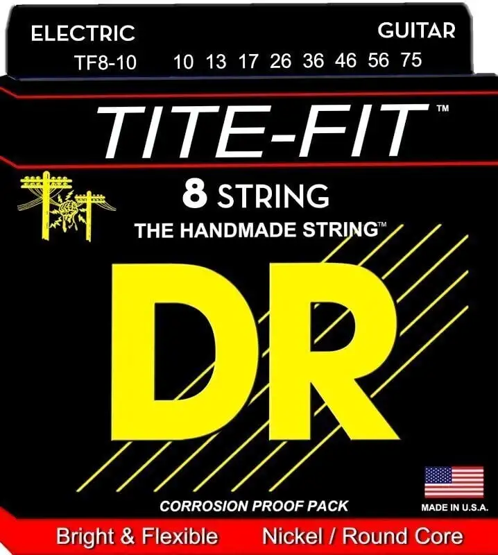 DR Strings Tite-Fit TF8-10 E-gitarrsträngar