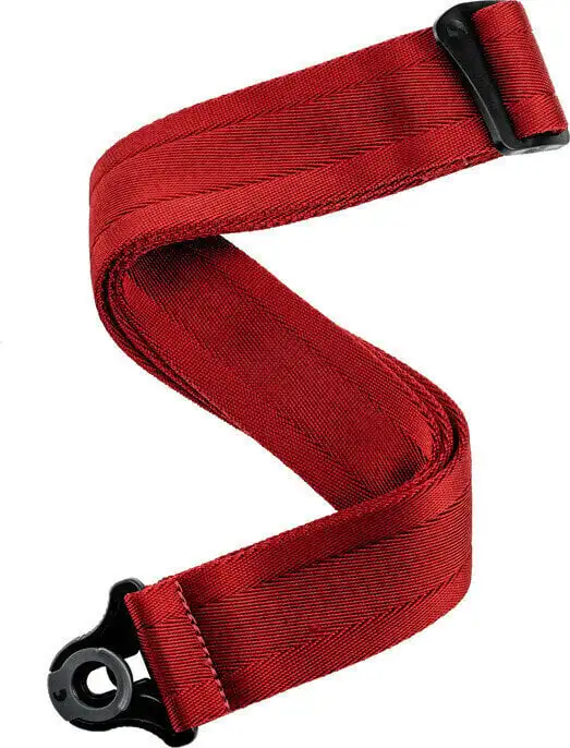 D'Addario Planet Waves 50BAL Autolock Blood Red Gitarrband i textil