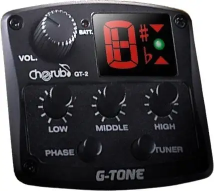 Cherub GT-2 Pickup för akustisk gitarr