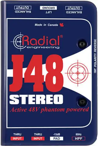 Radial J48 Stereo DI-box
