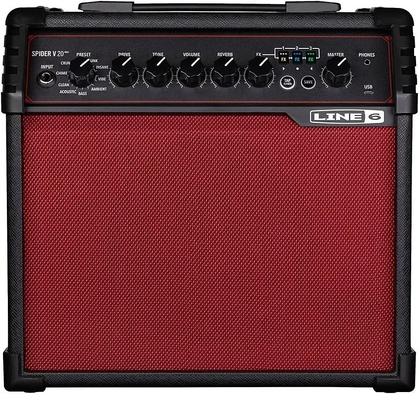 Line6 Spider V 20 MKII Modellering Combo