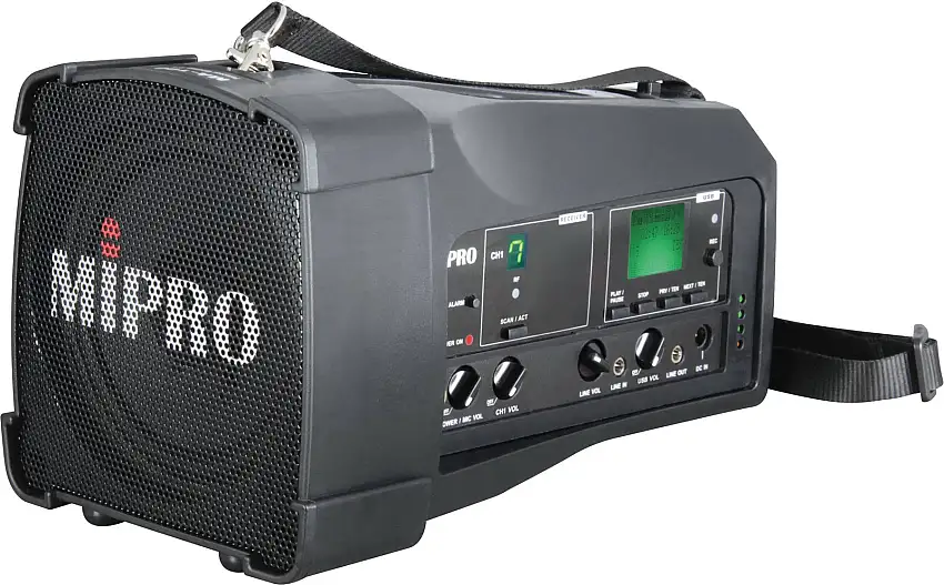MiPro MA-100 Batteridriven PA-anläggning