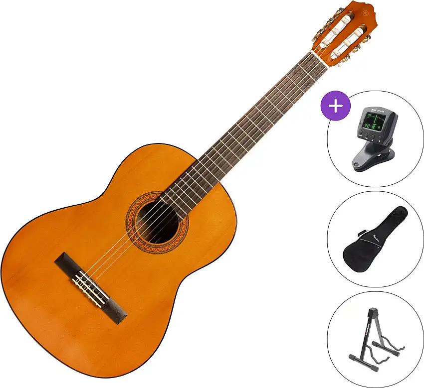 Yamaha C40 III SET 2 4/4 Natural Klassisk gitarr