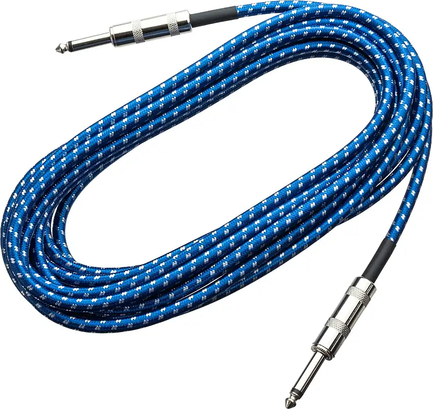 Revoltage VIC0611 Vintage Blue 6 m Rak - Rak Instrumentkabel