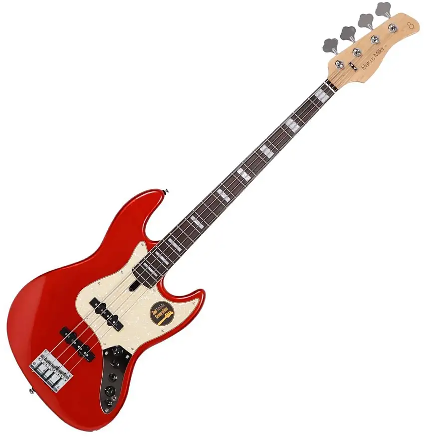 Sire Marcus Miller V7 Alder-4 2nd Gen Bright Metallic Red 4-strängad basgitarr