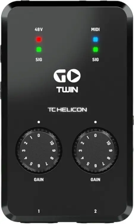 TC Helicon Go Twin Ljudgränssnitt för iOS och Android