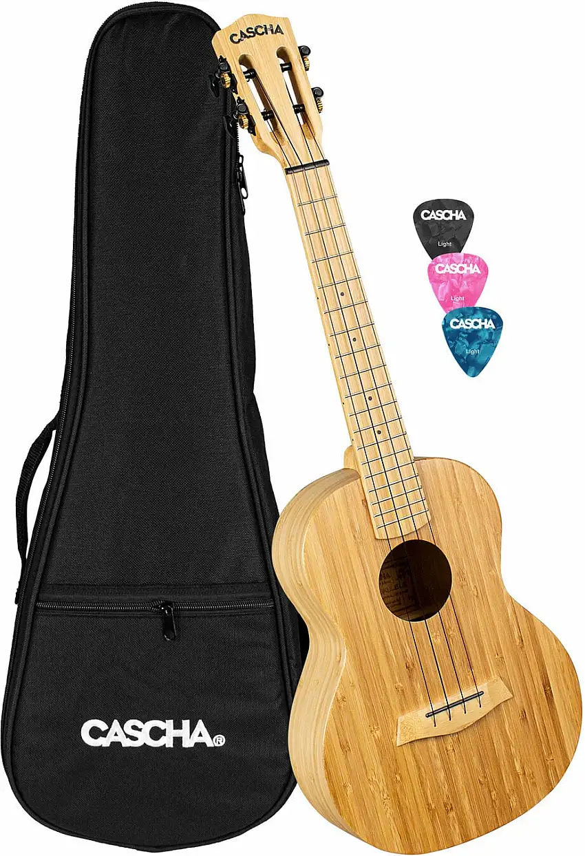 Cascha HH 2314 Bamboo Natural Tenor-ukuleler