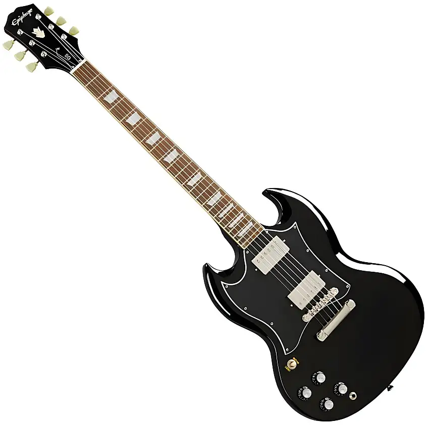 Epiphone SG Standard LH Ebony Elektriska gitarrer
