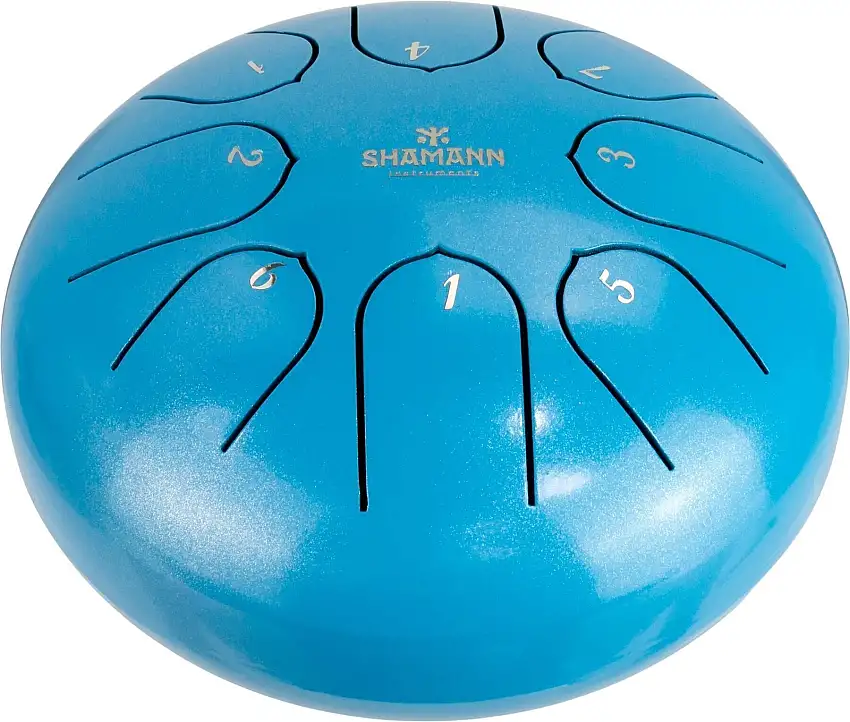 Shamann 6" 8 Notes C5 Major Blue Tungtrummor