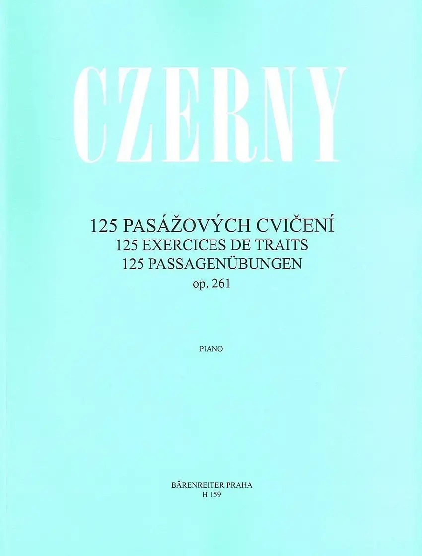 Carl Czerny 125 pasážových cvičení op. 261 Noter