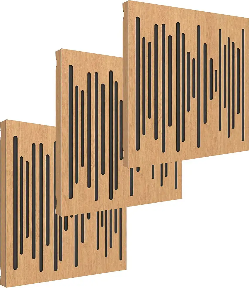 Vicoustic VicPattern Ultra Wavewood MKII Natural Oak Diffusor