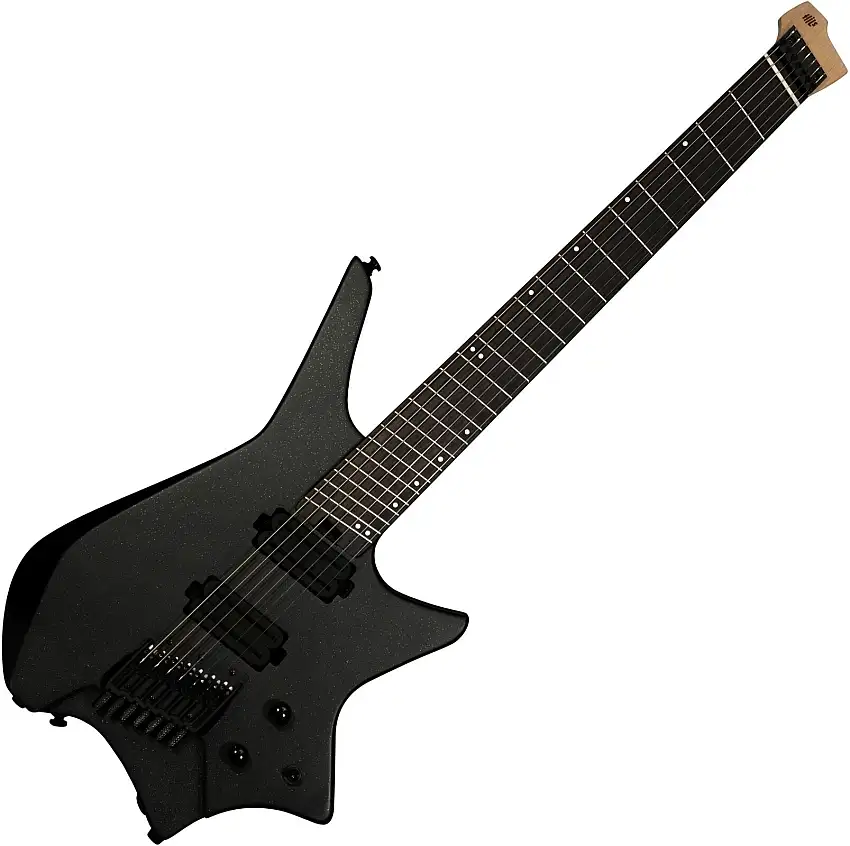 HILS Guitars HZ7 NEXT Galaxy Black Huvudlös gitarr
