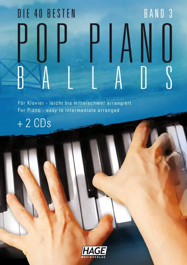 HAGE Musikverlag Pop Piano Ballads 3 (2x CD)