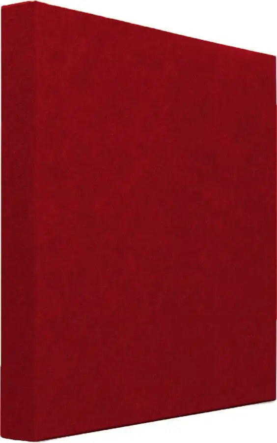 Mega Acoustic SQPET GP25 Dark Red Absorberande skumplastpaneler