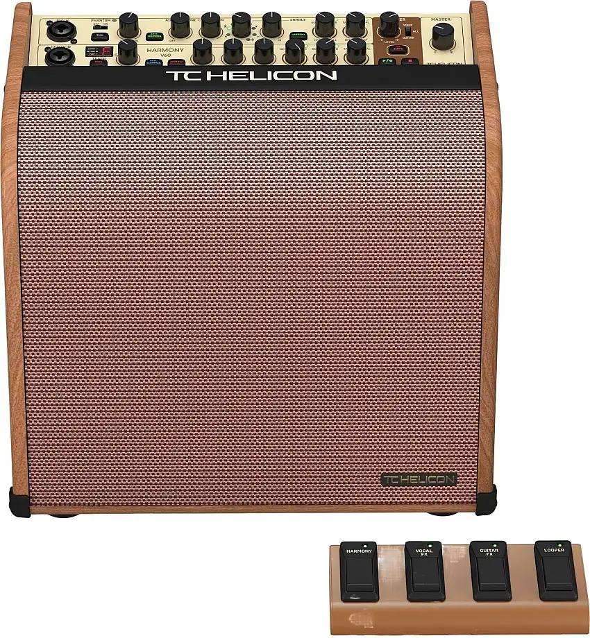 TC Helicon Harmony V60 Brown Kombi för akustisk och elektrisk gitarr