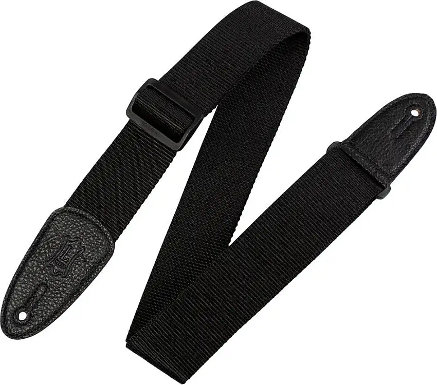 Levy's Heavy Weight Poly Black Gitarrband i textil