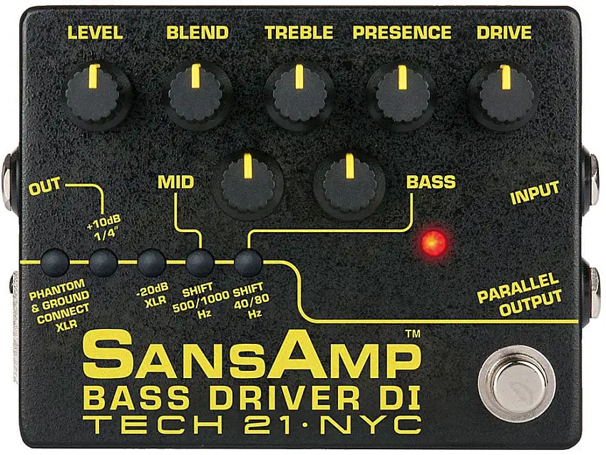 Tech 21 Bass Driver D.I. V.2 Basgitarr effektpedal
