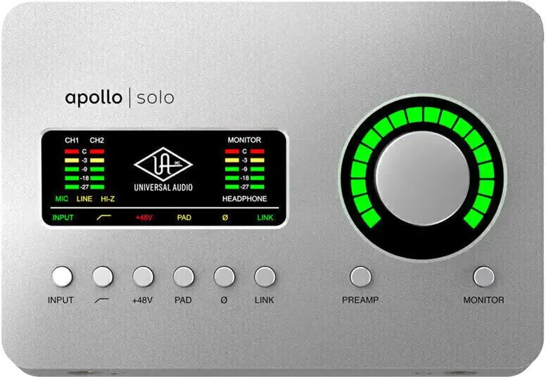 Universal Audio Apollo Solo Heritage Edition Thunderbolt ljudgränssnitt