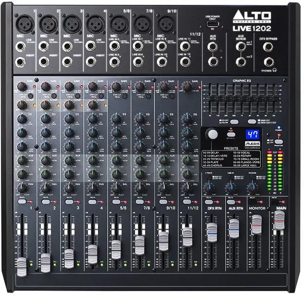 Alto Professional LIVE-1202 Mixningsbord