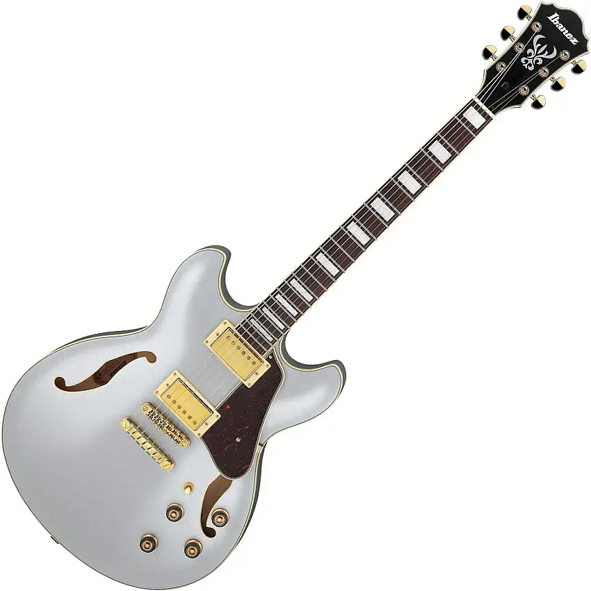 Ibanez AS73G-MSF Moonstone Silver Flat Halvakustisk gitarr