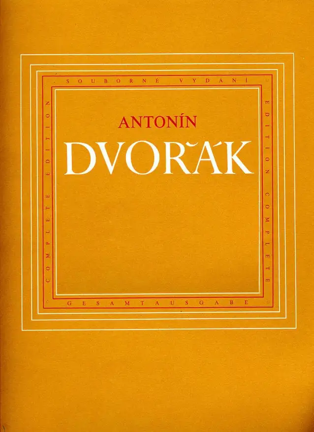 Antonín Dvořák Selected Works Noter