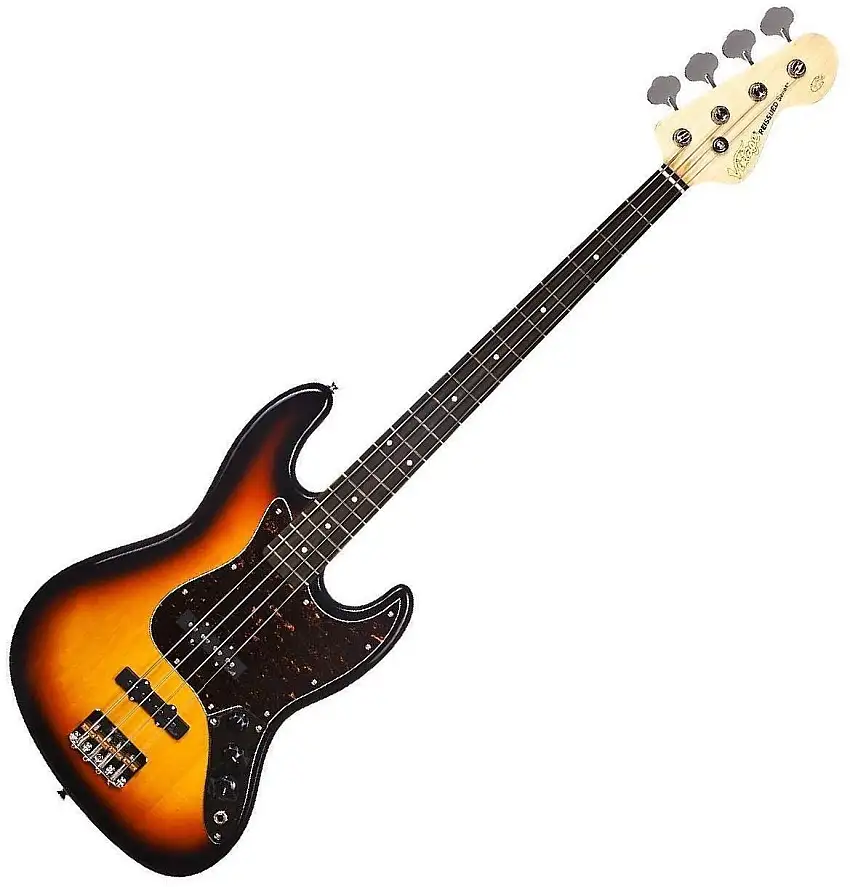 Vintage VJ74SSB Solbränd 4-strängad basgitarr
