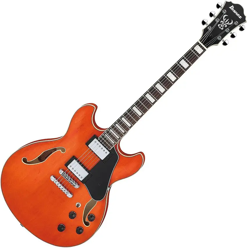 Ibanez AS73-TTF Transparent Tangerine Flat Halvakustisk gitarr