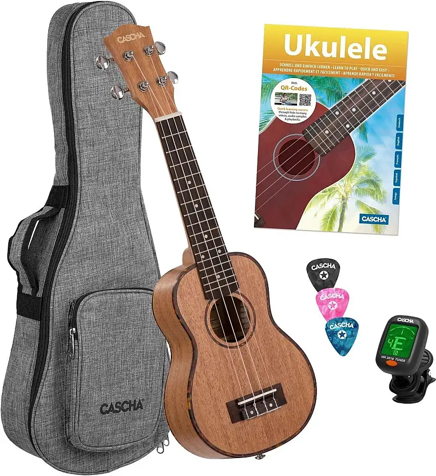 Cascha HH 2027 Premium Natural Soprano Ukulele