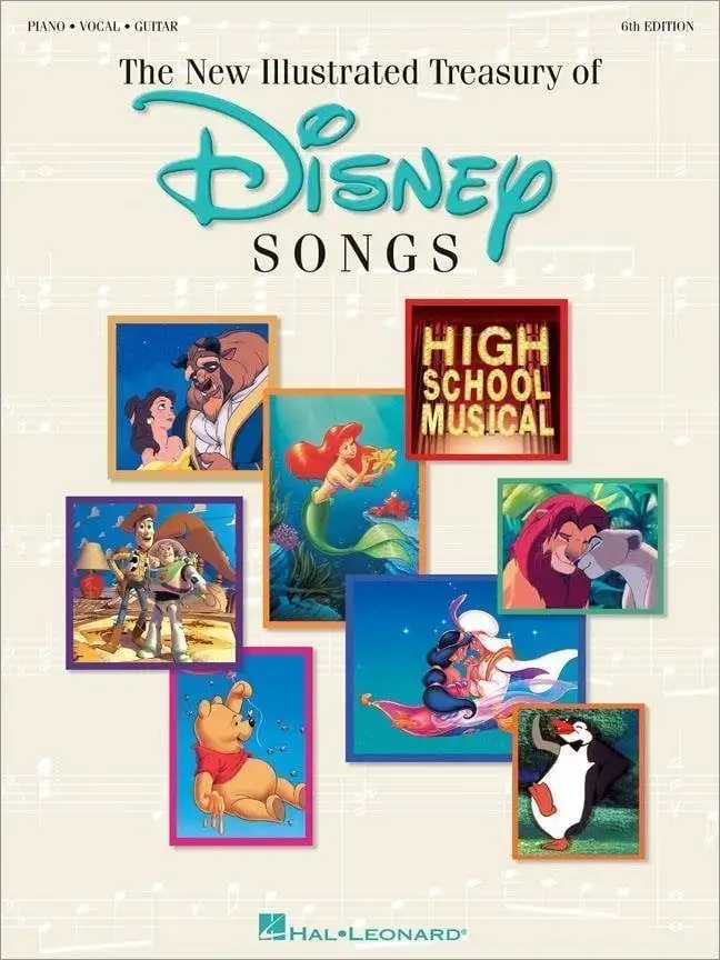 Disney New Illustrated Treasury Of Disney Songs Piano Noter