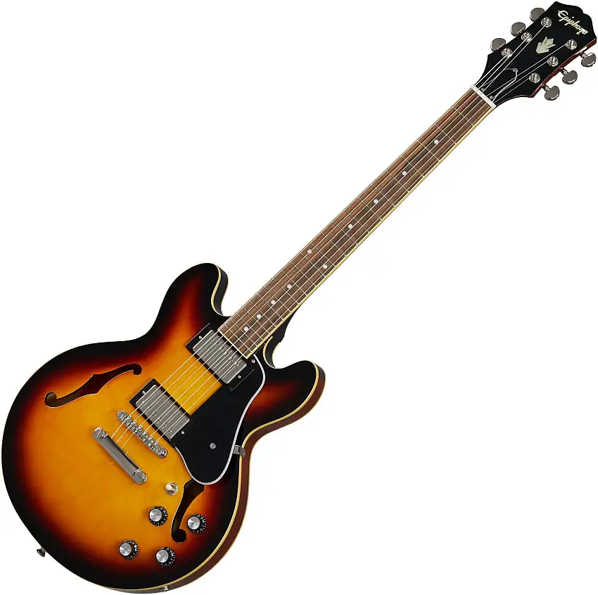 Epiphone ES-339 Vintage Sunburst Halvakustisk gitarr